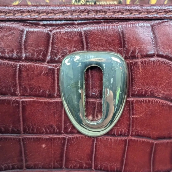 Celeber PIERO GUIDI Vintage Purse Collectors Bag Italy Leather Silk Key Lock - Picture 16 of 16